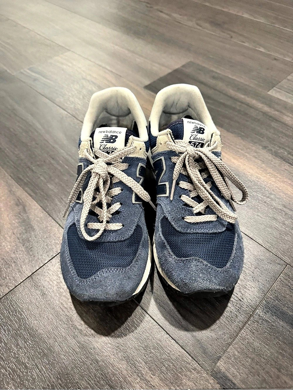 New Balance 574 Core Navy/Grey Sneakers US 8